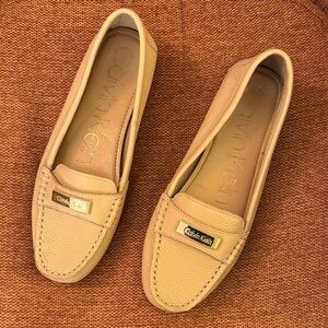 Calvin Klein Beige Leather Loafers